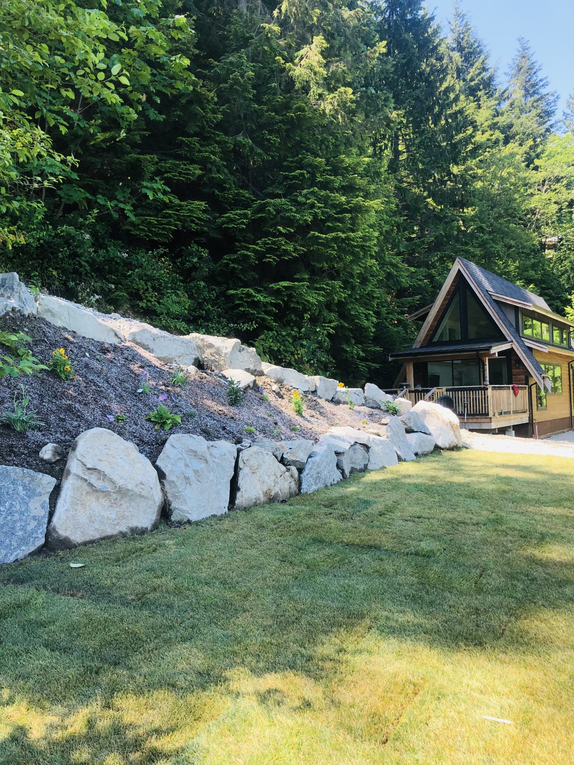 Retaining Wall Installation