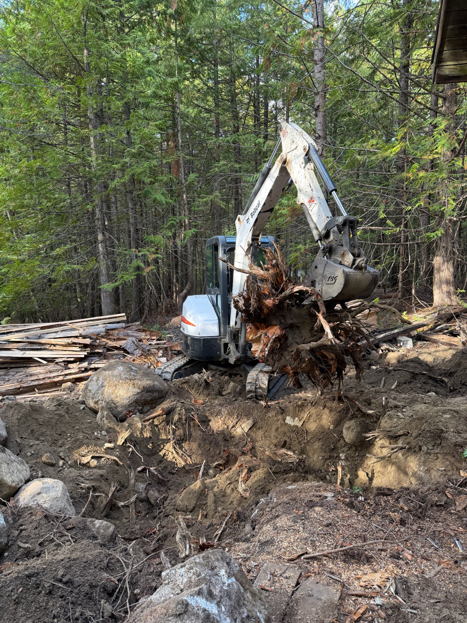 Excavation services Pemberton, Whistler, Squamish and Birken