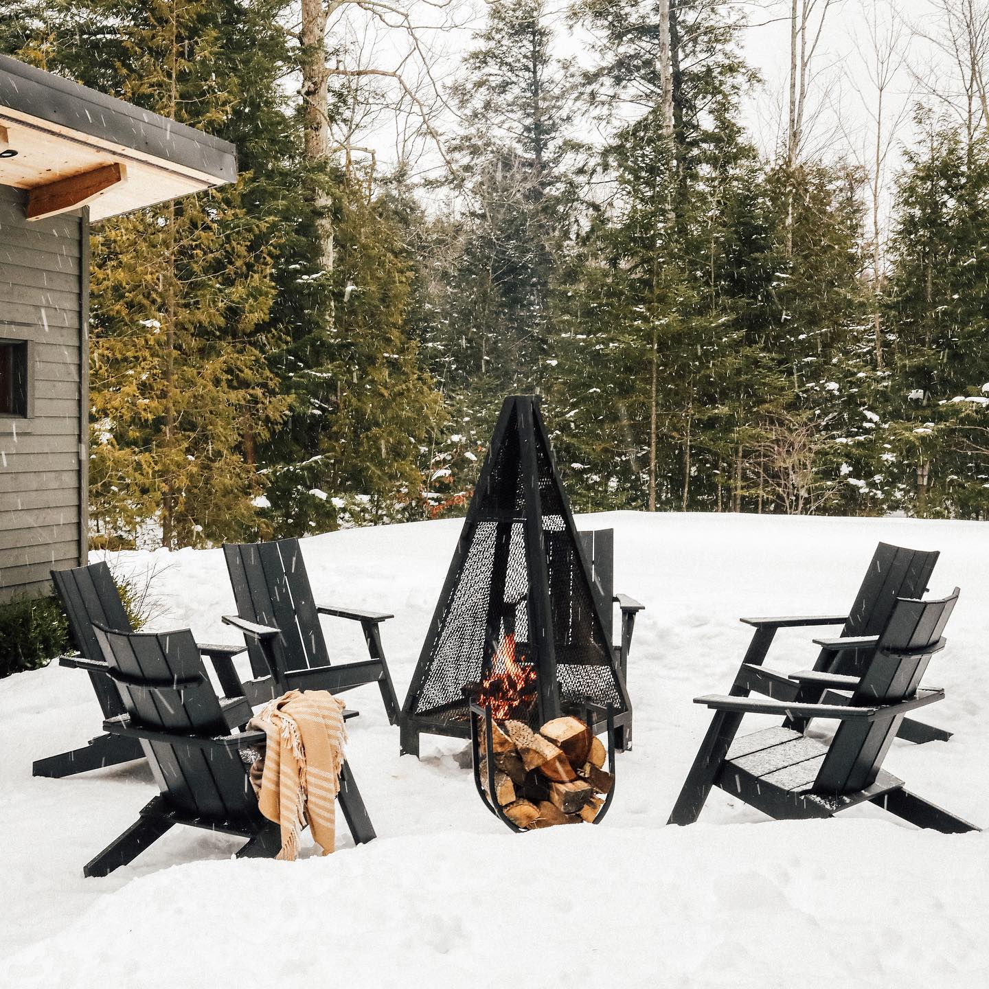 Winter Patio, Whistler BC